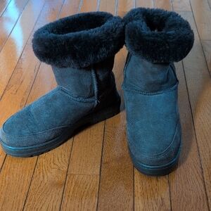 UGG Chocolate Brown Suede Boots